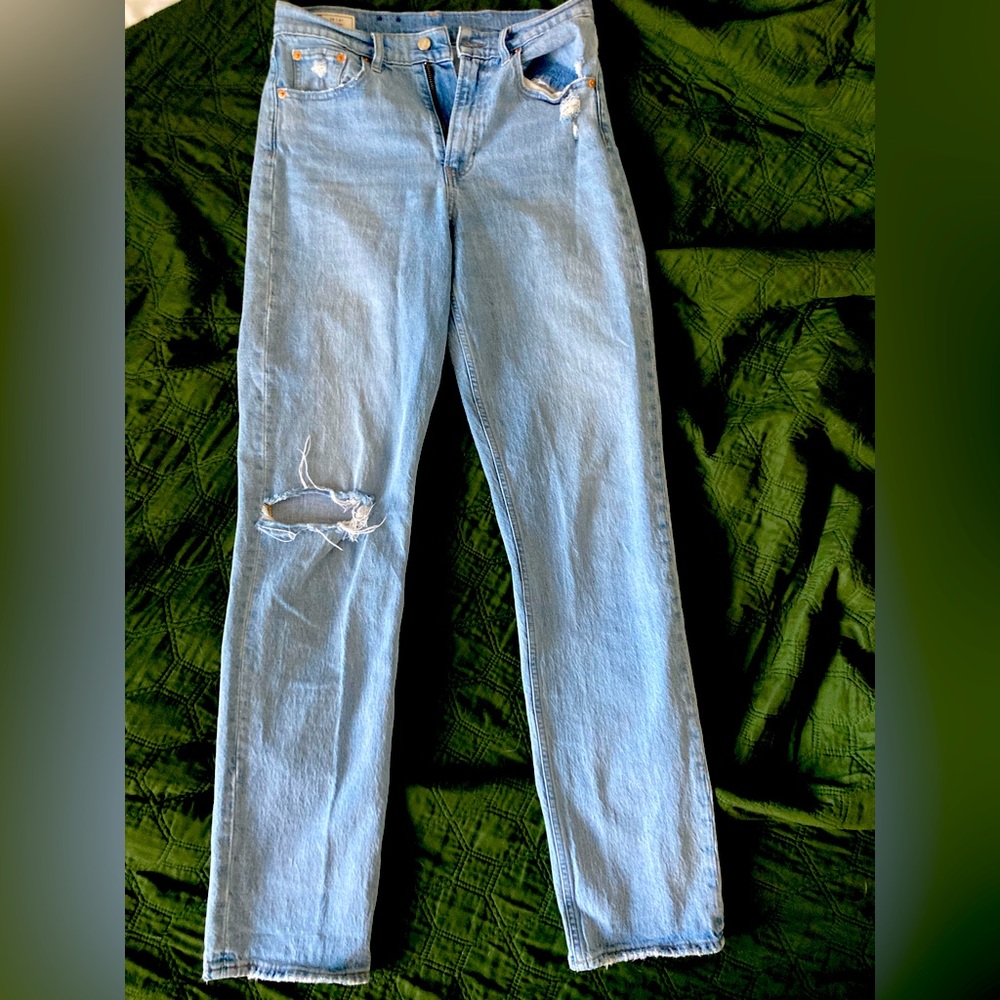 GAP Sky High Straight Jeans